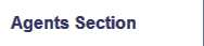 Agents Section